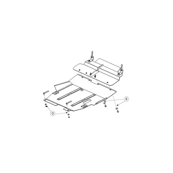 Mootorikaitse - Mitsubishi Outlander (2003-2006)