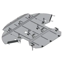 Mootorikaitse - Audi A8 (2005-2010)