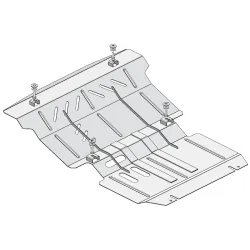 Mootorikaitse - Fiat Fullback / Mitsubishi L200, Pajero (2015-2019)