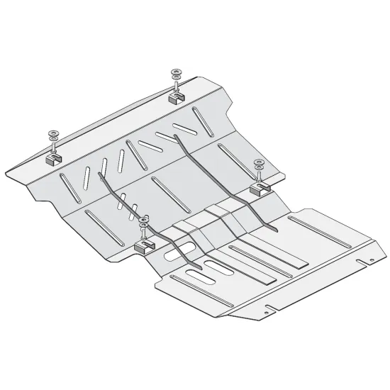 Mootorikaitse - Fiat Fullback / Mitsubishi L200, Pajero (2015-2019)