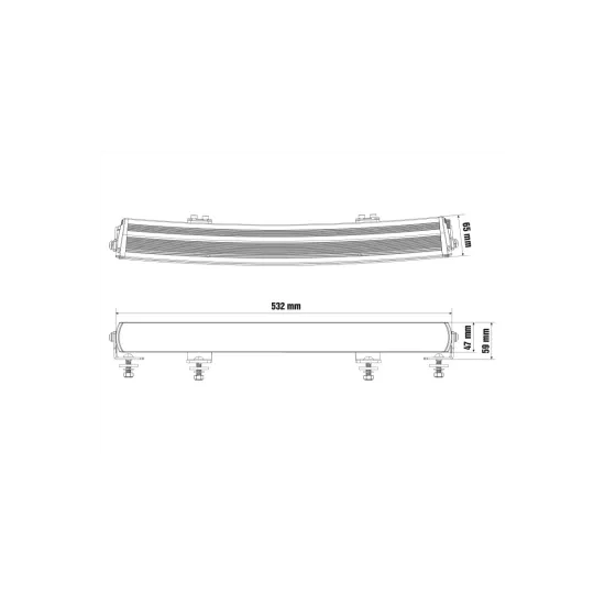 Super Captain Dual 600 Curved