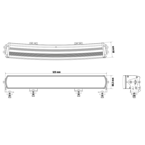 Super Captain Dual 600 Curved