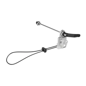 Axle mount ezHitch™ plate with quick release skewer