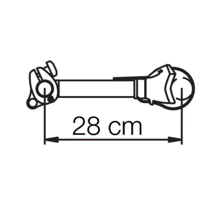 Rattahoidja tarvik THULE Omnibike 2 raami hoidik 28cm