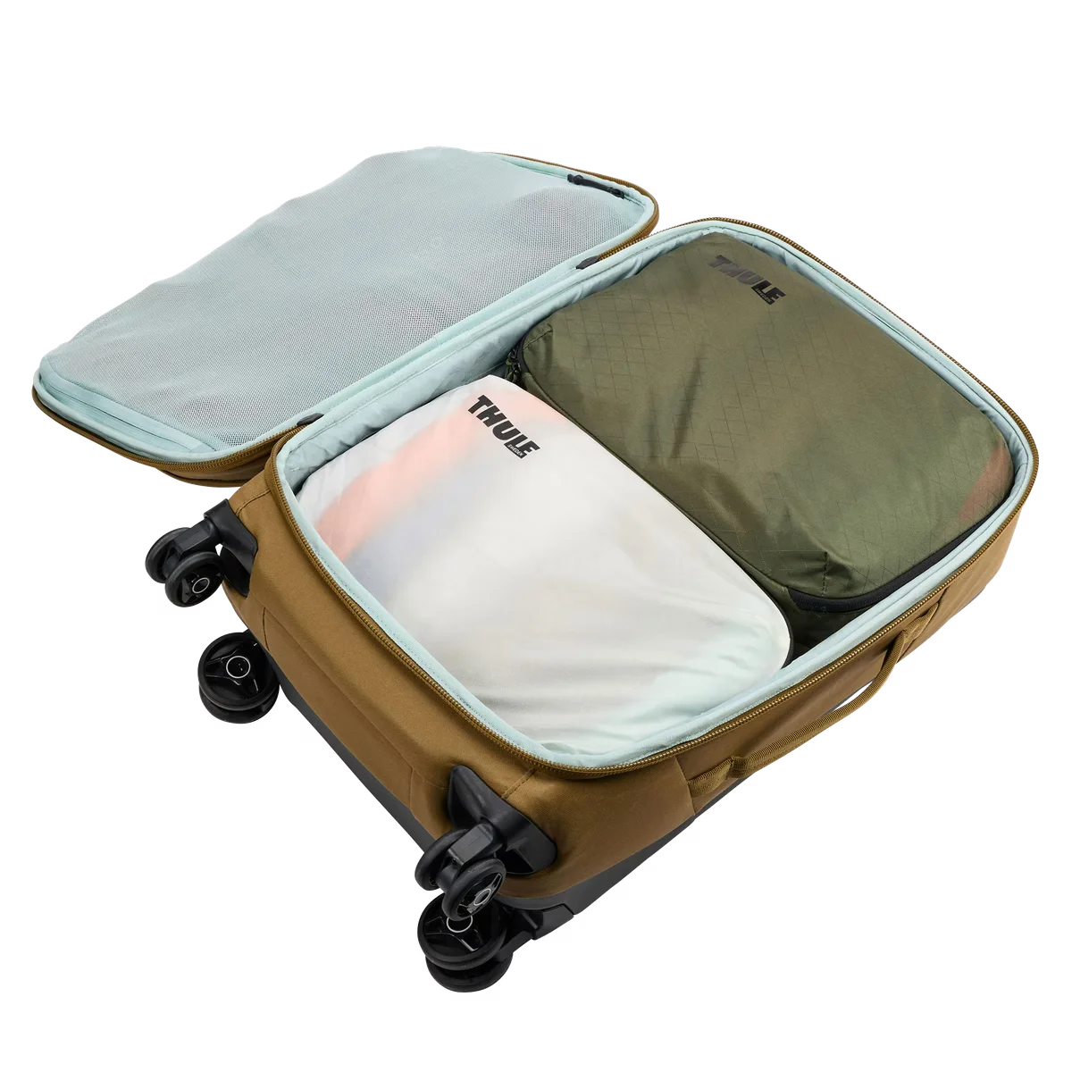 Thule clean/dirty packing cube
keskmine puhaste/mustade riiete pakkimiskuubik pehme roheline