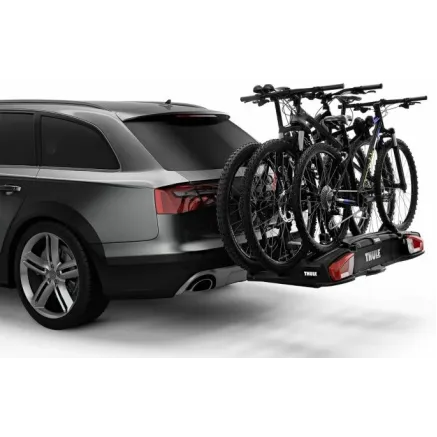 Rattahoidja veokonksule, platvorm THULE VeloSpace XT 3 (3 - 4 rattale,13pin), must (FI)