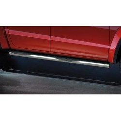 Stainless steel side bars with plastic steps - Volkswagen Amarok (2009 - 2022)