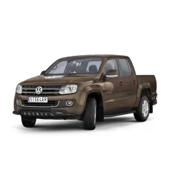 Must esiraud kaitseplaadiga - Volkswagen Amarok (2009 - 2016)