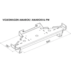 Peidetud vintsialus - Volkswagen Amarok V6 (2016 - 2022)