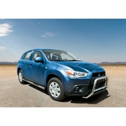 Stainless steel side bars with plastic steps - Mitsubishi ASX (2010 - 2012)