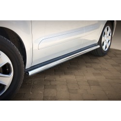 Stainless steel side bars - Ford Courier (2014 - 2018)