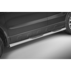 Stainless steel side bars with plastic steps - Honda CRV (2006 - 2009)