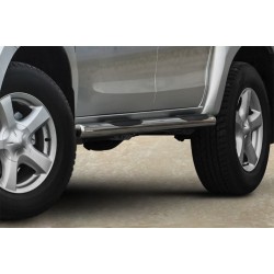 Stainless steel side bars with plastic steps - Isuzu D-Max (2012 -)