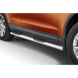 Stainless steel side bars with plastic steps - Land Rover Discovery V (2017 -)