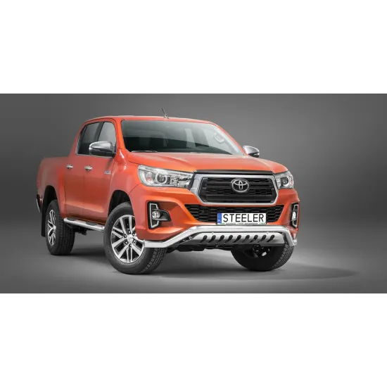 Madal esiraud kaitseplaadiga - Toyota Hilux (2018 - 2021)