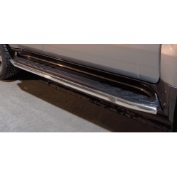 Stainless steel side bars - Toyota Land Cruiser 120 (2002 - 2009)