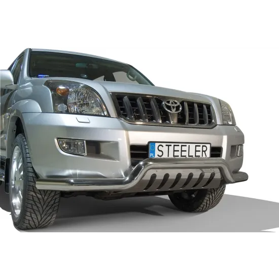 Esiraud kaitseplaadiga - Toyota Land Cruiser 120 (2002 - 2009)