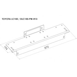 Peidetud vintsialus - Toyota Land Cruiser 150 (2013 - 2017)