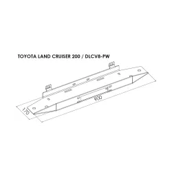 Peidetud vintsialus - Toyota Land Cruiser V8 (2007 - 2012)