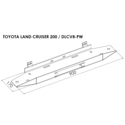 Peidetud vintsialus - Toyota Land Cruiser V8 (2007 - 2012)