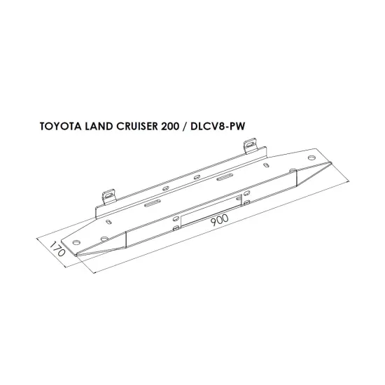 Peidetud vintsialus - Toyota Land Cruiser V8 (2007 - 2012)