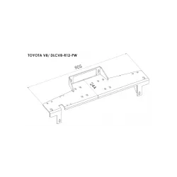 Peidetud vintsialus - Toyota Land Cruiser 200 / V8 (2012 - 2017)