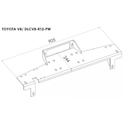 Peidetud vintsialus - Toyota Land Cruiser 200 / V8 (2012 - 2017)