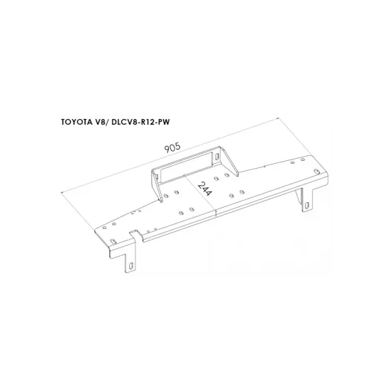Peidetud vintsialus - Toyota Land Cruiser 200 / V8 (2012 - 2017)
