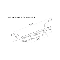 Peidetud vintsialus - Fiat Ducato (2014 - 2024)