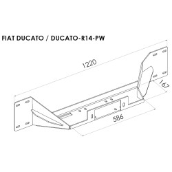 Peidetud vintsialus - Fiat Ducato (2014 - 2024)