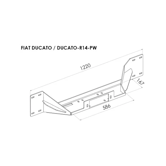 Peidetud vintsialus - Fiat Ducato (2014 - 2024)