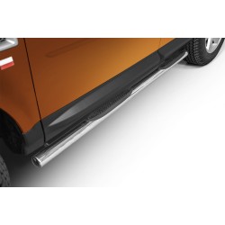 Stainless steel side bars with plastic steps - Land Rover Freelander II (2007 - 2014)