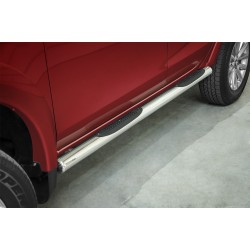 Stainless steel side bars with plastic steps - Fiat Fullback (2015 -)