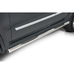 Stainless steel side bars with plastic steps - Jeep Grand Cherokee (2011 - 2014)