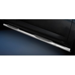 Stainless steel side bars with plastic steps - Hyundai ix35 (2009 - 2015)