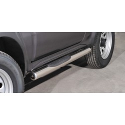Stainless steel side bars with plastic steps - Suzuki Jimny (2005 - 2012)