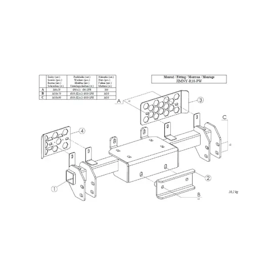 Peidetud vintsialus - Suzuki Jimny (2018 -)