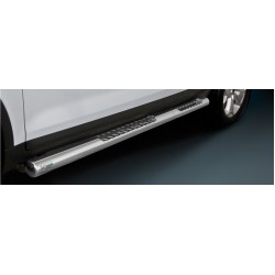 Stainless steel side bars with checker plate steps - Ford Kuga (2008 - 2012)