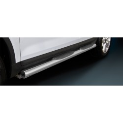 Stainless steel side bars with plastic steps - Ford Kuga (2008 - 2012)