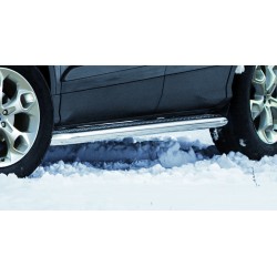 Stainless steel side steps with checker plate - Ford Kuga (2012 - 2017)