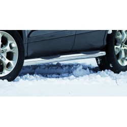 Stainless steel side bars with plastic steps - Ford Kuga (2012 - 2017)