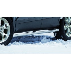 Stainless steel side bars with checker plate steps - Ford Kuga (2012 - 2017)