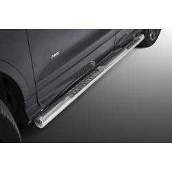 Stainless steel side bars with checker plate steps - Ford Kuga (2017 - 2019)