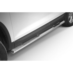 Stainless steel side bars with checker plate steps - Skoda Kodiaq (2016 - 2021)