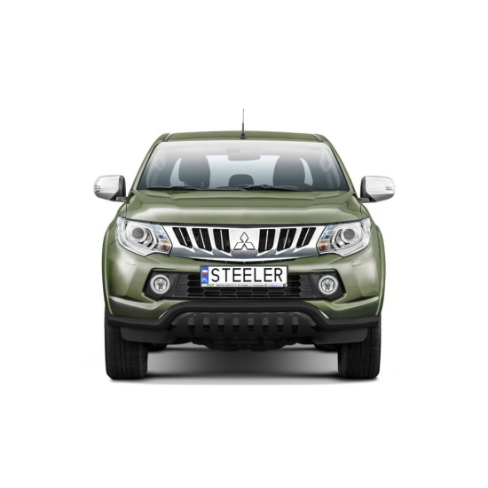 Must esiraud kaitseplaadiga - Mitsubishi L200 (2015 - 2019)