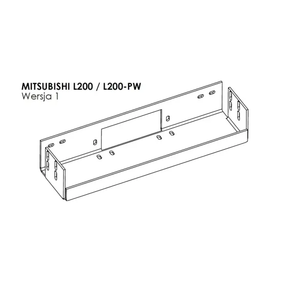 Peidetud vintsialus - Mitsubishi L200 (2006 - 2015)