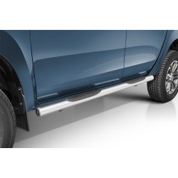 Stainless steel side bars with plastic steps - Mitsubishi L200 (2015 -)