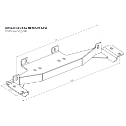 Peidetud vintsialus - Nissan Navara NP300 (2015 -)