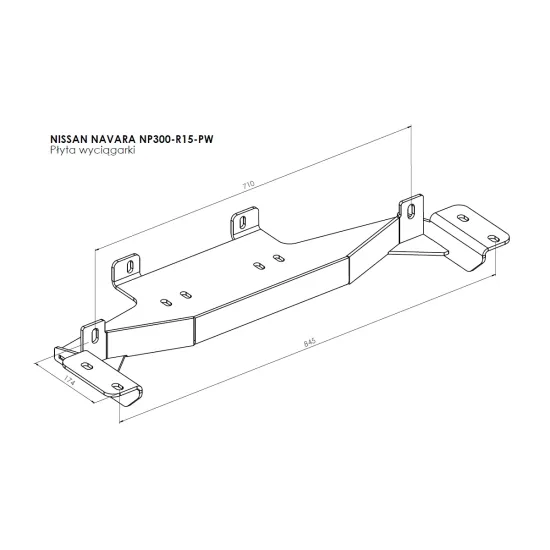 Peidetud vintsialus - Nissan Navara NP300 (2015 -)
