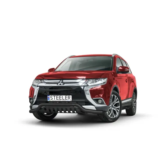 Must esiraud kaitseplaadiga - Mitsubishi Outlander (2015 - 2018)